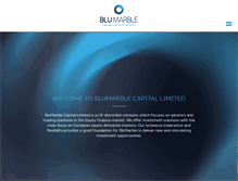 Tablet Screenshot of blu-marble.com
